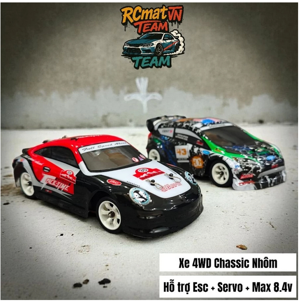 Xe điều khiển WLtoys 284131 / 284010 mini 1/28 – Bản nâng cấp – động cơ mạnh – khung kim loại – chạy