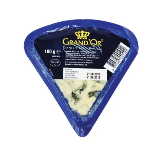 Phô mai Grand Or Danish Blue, gói 100g