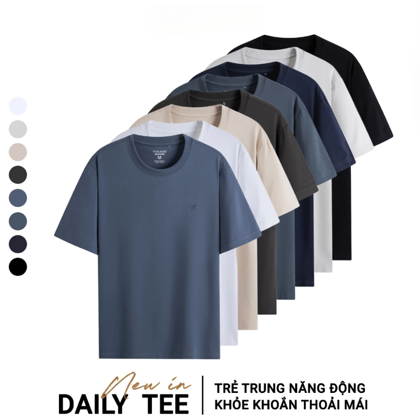 [Peinn] Áo thun nam ngắn tay chất Cotton mát lạnh thoáng khí,co giãn thoải mái, thấm hút mồ hôi FA1-