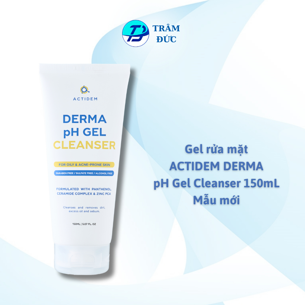 Actidem Gel rửa mặt cho da mụn, nhạy cảm Actidem Derma Cleanser 150ml