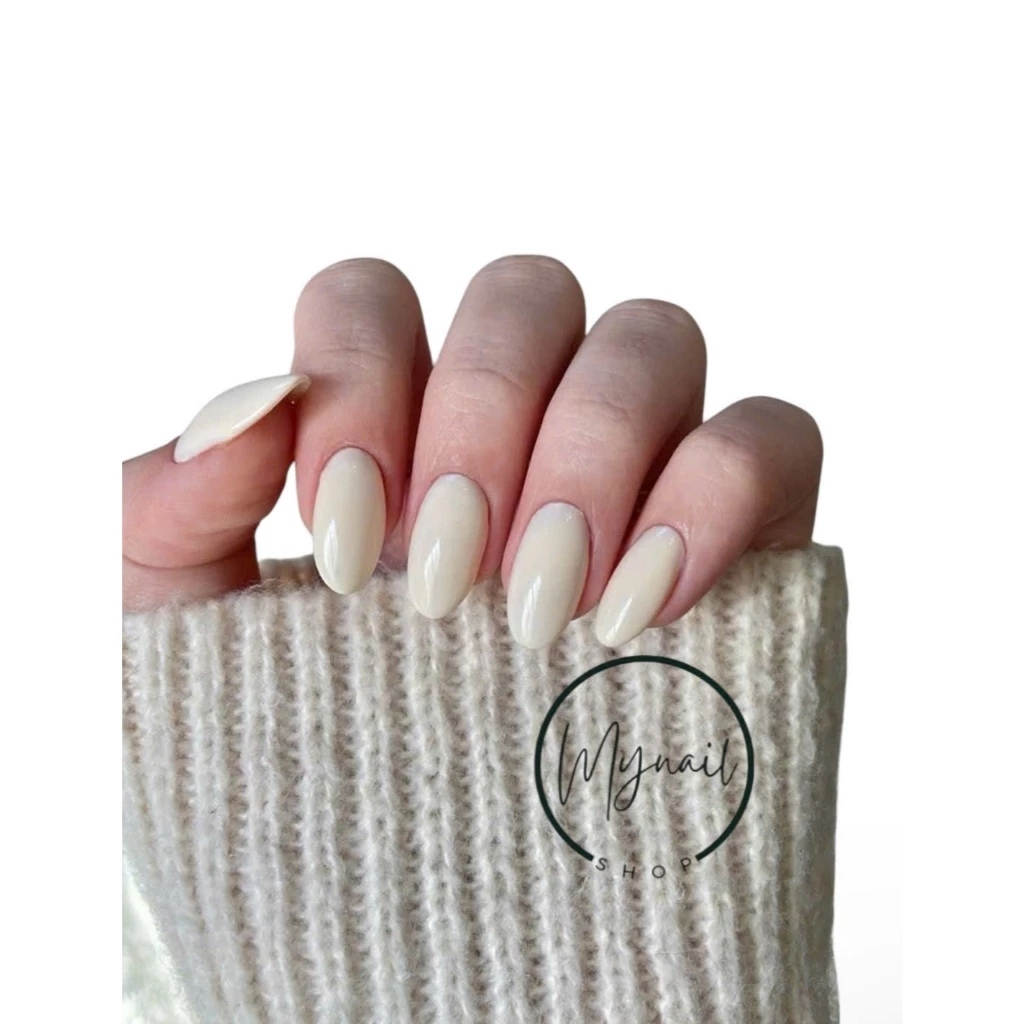 [Top Value]Nailbox thiết kế màu trắng sữa chua không kén da M092