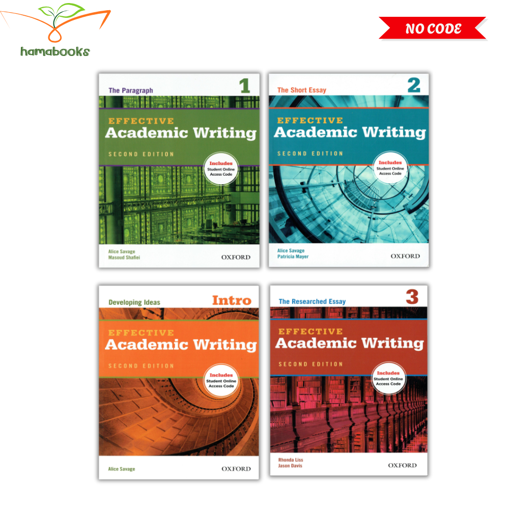 Sách - Effective Academic Writing 2nd Edition - Level Intro,1,2,3 - Bản in lazer đẹp nét