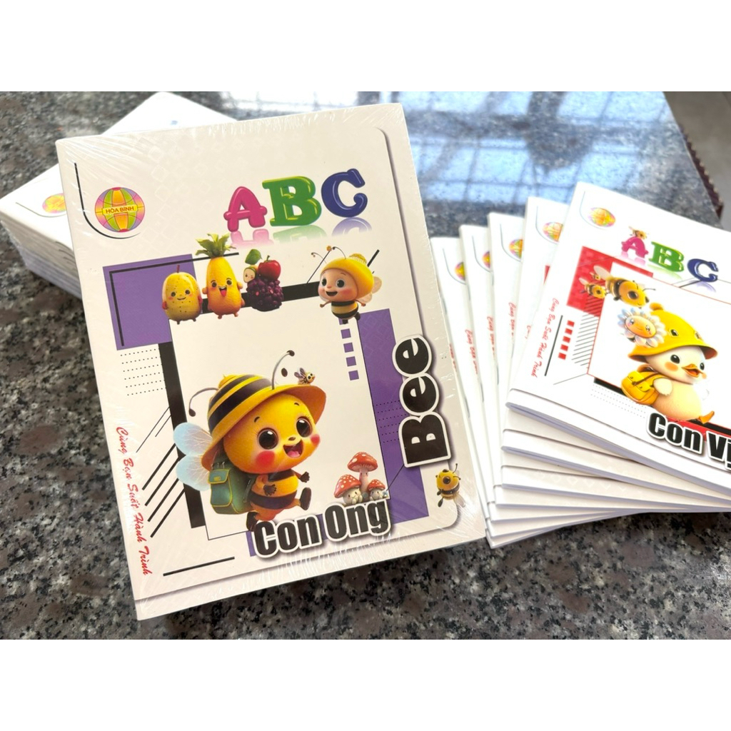 Combo 10 quyển vở Hoà Bình ABC 96 trang 4 ô ly
