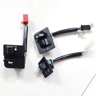 Bộ Công Tắc Xe Máy Exciter 150 (2015-2017) Trái Phải - Công Tắc Đề, Đèn, Xi Nhan, Còi - Lắp Zin Không Chế