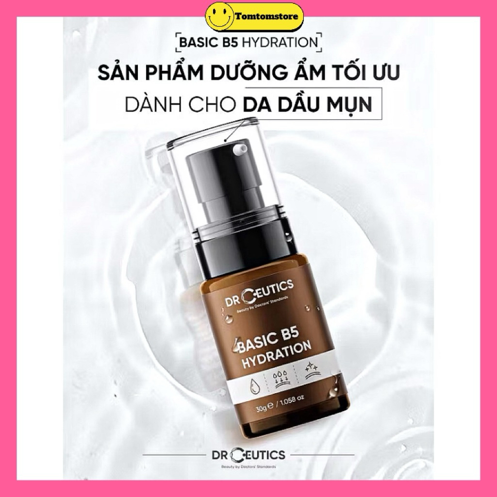 Serum B5 Dr.Ceutics Giúp Cấp Ẩm Phục Hồi Căng Bóng Trắng Sáng