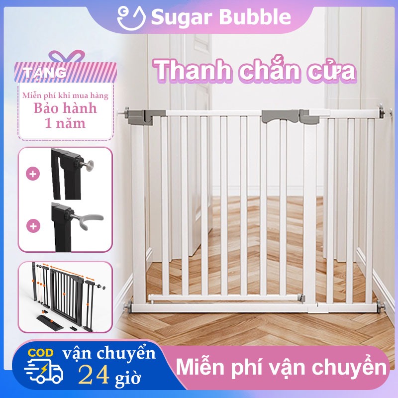 Thanh chắn cửa 2026, Không cần phải đi xuyên tường, Dễ dàng cài đặt, Thép gia cường mới