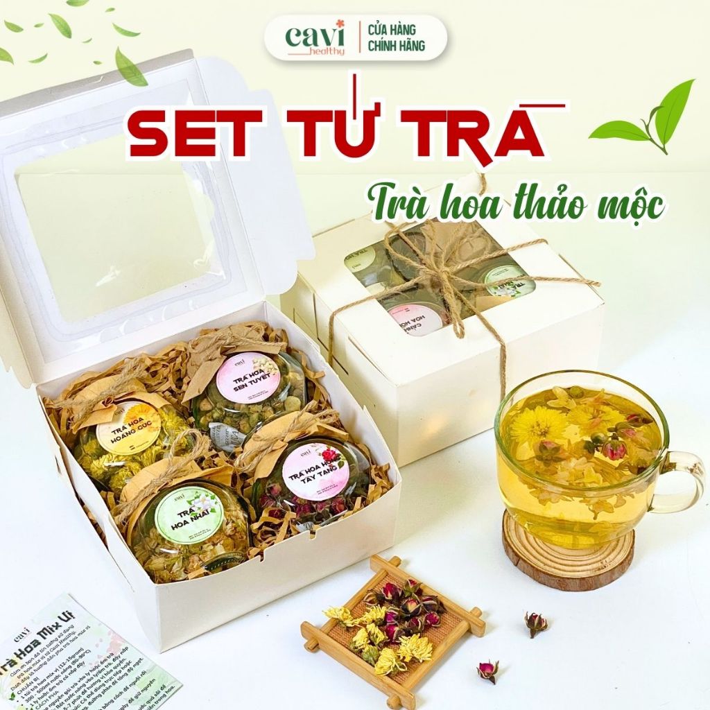 Hộp Quà Trà Thảo Mộc, Thư Giãn Tinh Thần, Quà Tặng Người Thân Và Bạn Bè