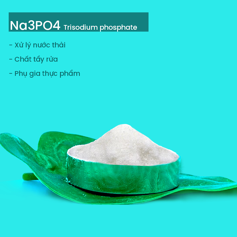 1kg Na3PO4 trinatri photphat Trisodium phosphate dùng tẩy rửa, xử lý nước