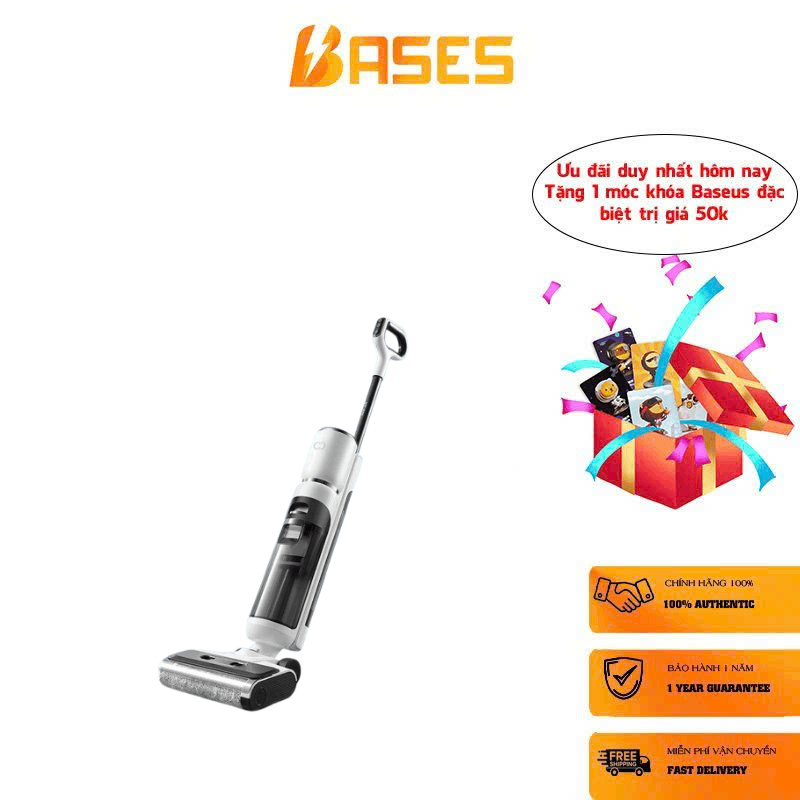 Máy lau nhà & hút bụi INXNI Z3 Pro 3 trong 1, tự sấy giẻ, diệt khuẩn