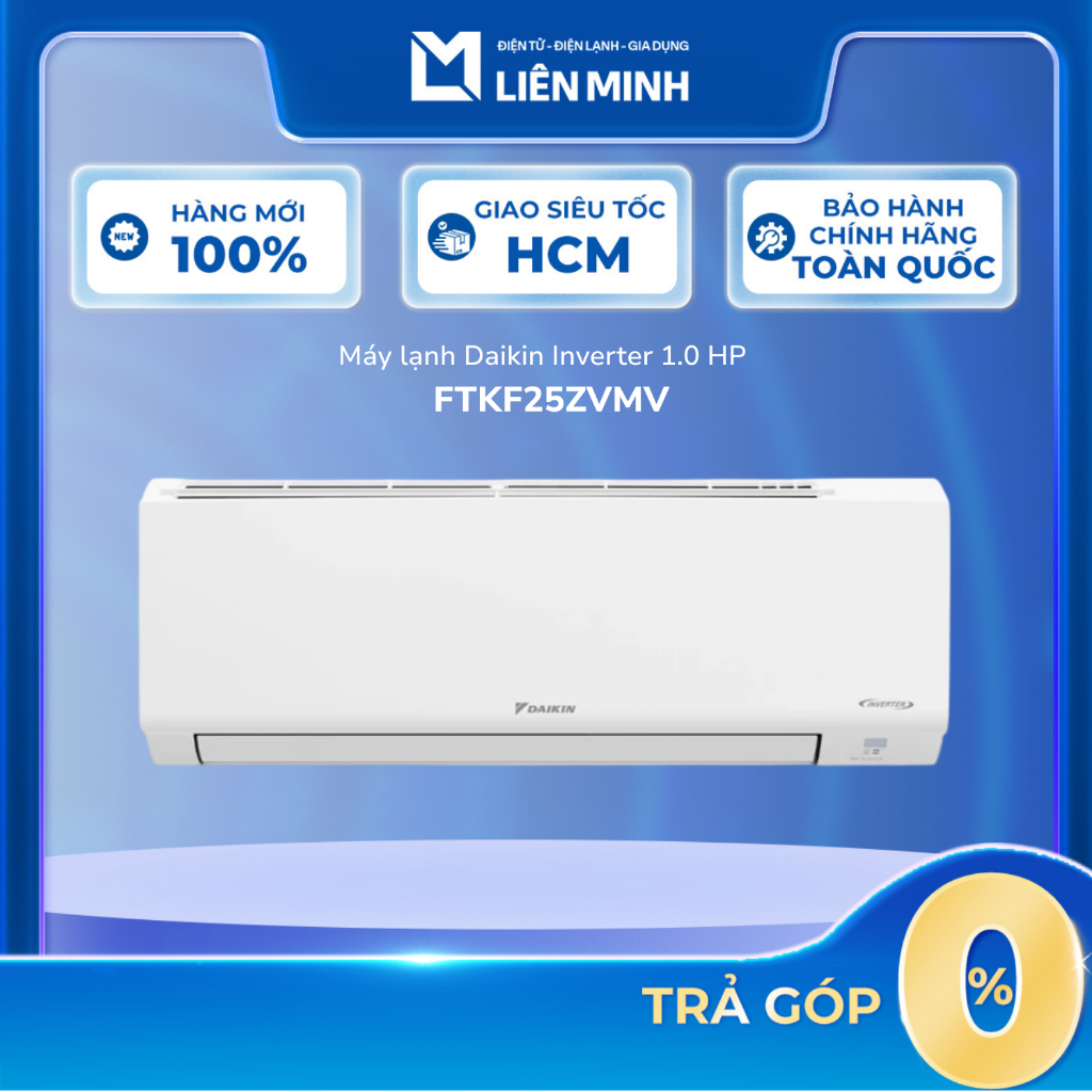 FTKF25ZVMV / FTKF35ZVMV / FTKF50ZVMV / FTKF60ZVMV / FTKF71ZVMV - Máy Lạnh Daikin Inverter [Giao toàn