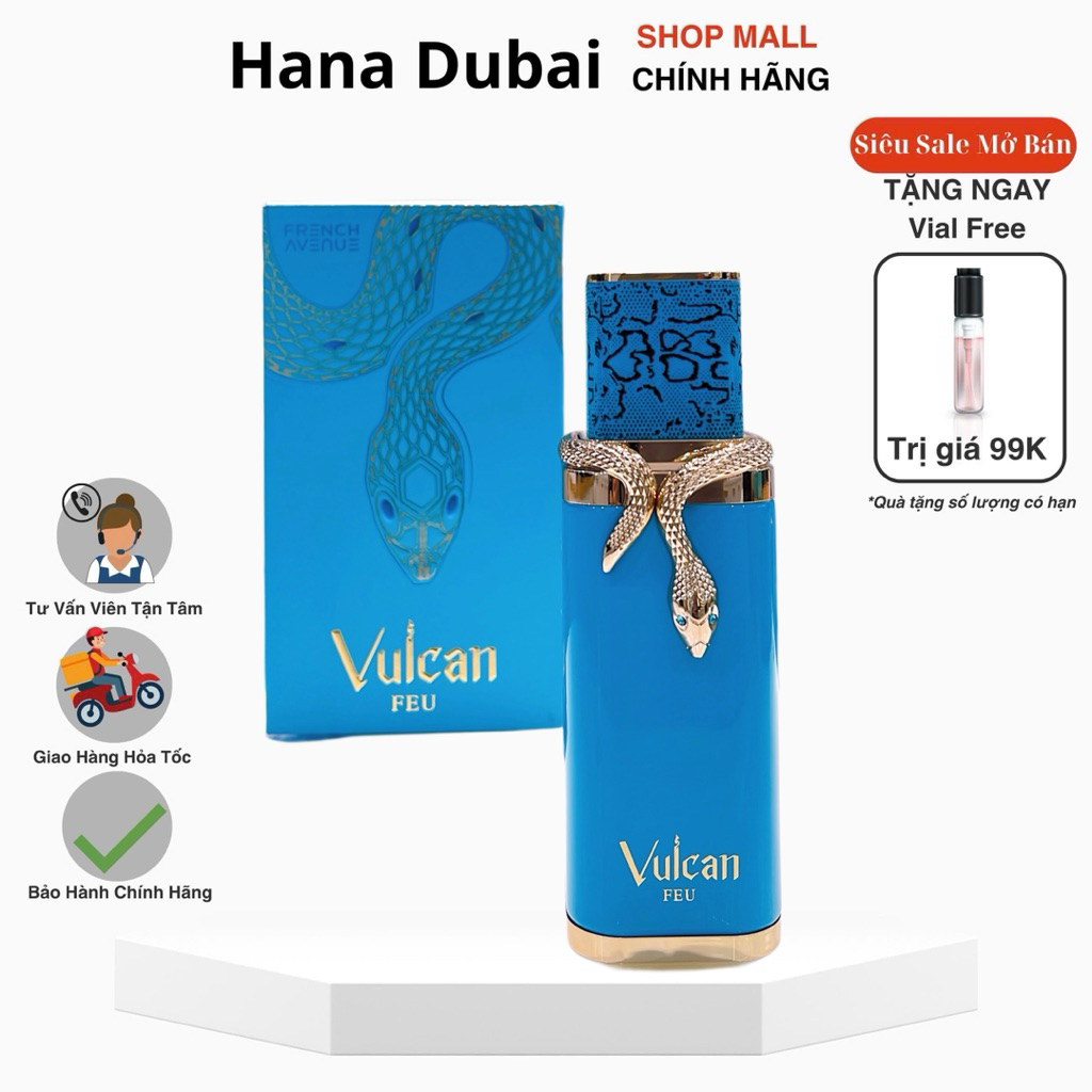 [Cam kết chính hãng] Nước hoa French Avenue VULCAN FEU