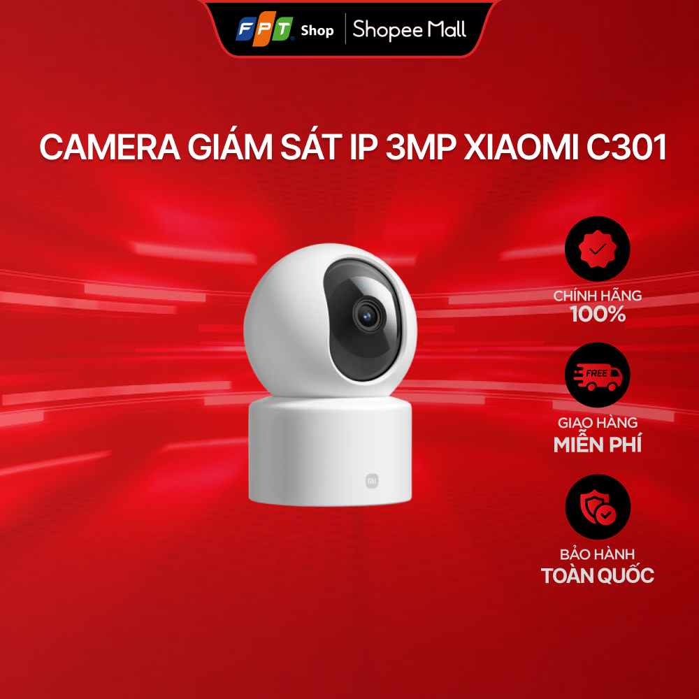 [Chỉ GH tận nơi] Camera giám sát IP 3MP Xiaomi C301