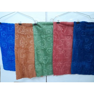 Khăn mặt lông cừu HÀN QUỐC siêu mềm mịn 28x50cm khăn tắm