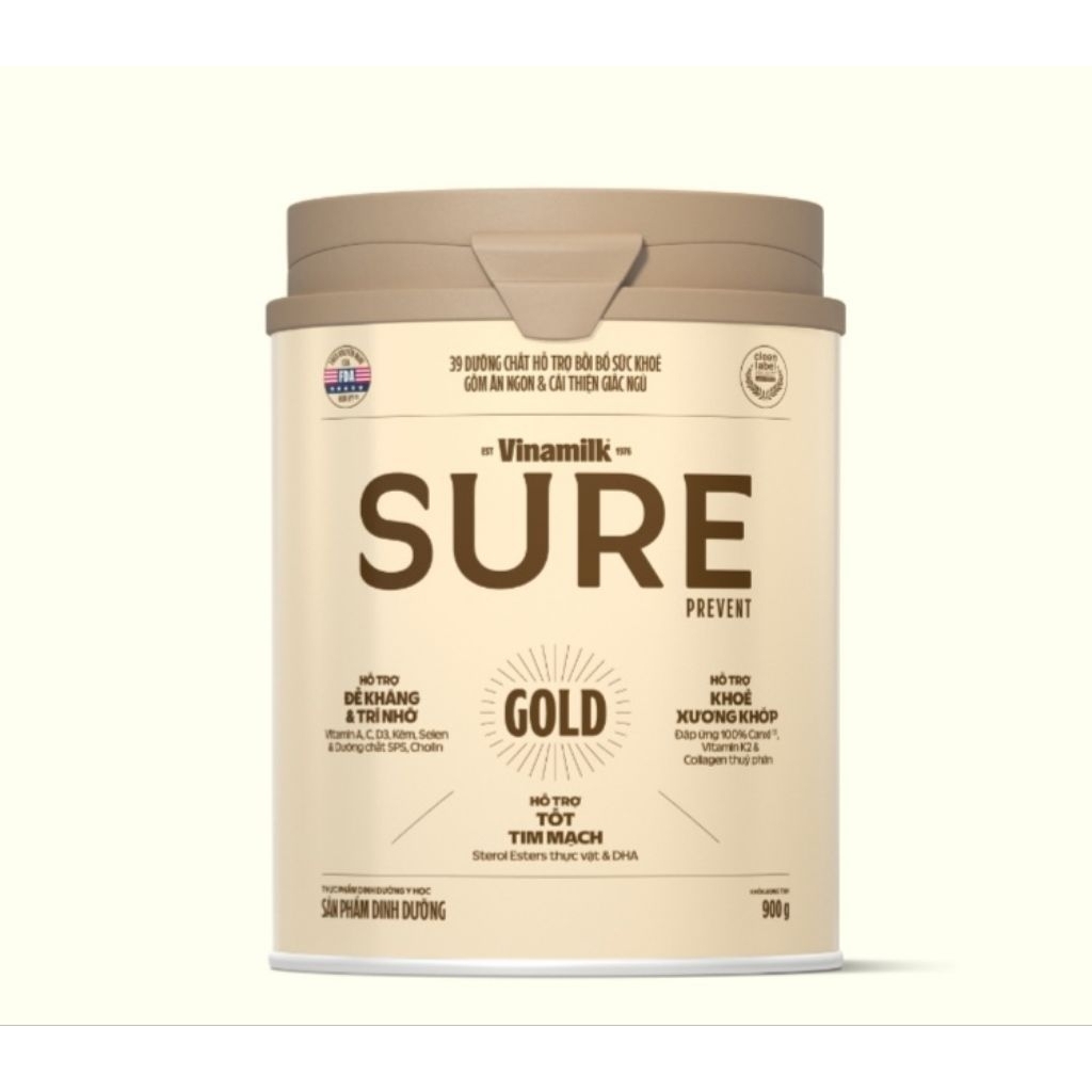 Sữa Bột Sure Prevent Gold 900g
