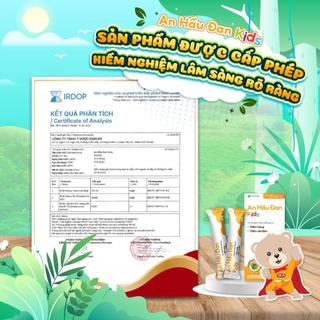 Siro Ho Thảo Dược - An Hầu Đan Kids Giúp Giảm Ho, Tiêu Đờm, Viêm VA, Viêm Amidan, Viêm Họng Cho Bé