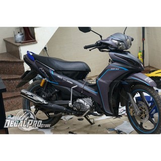 [Tem chuẩn xịn] - Tem trùm xe Jupiter RC Blue Lighting