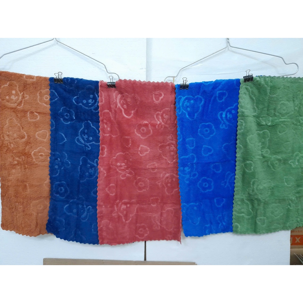 Khăn mặt lông cừu HÀN QUỐC siêu mềm mịn 28x50cm khăn tắm