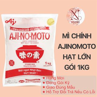  Bột Ngọt  Mì Chính  AJINOMOTO 1kg Hạt Lớn – Gia Vị Nêm Ngon Đậm Đà 
