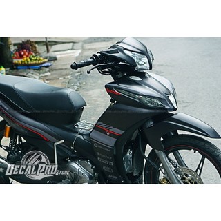 [Tem chuẩn xịn] - Tem trùm xe Jupiter Red Line