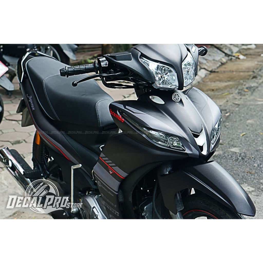 [Tem chuẩn xịn] - Tem trùm xe Jupiter Red Line