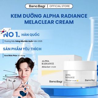  Kem Dưỡng Da BANOBAGI Alpha Radiance Melaclear Cream Chiết Xuất Rau Má Hỗ Trợ Cải Thiện Nám Sạm Da 50ml 