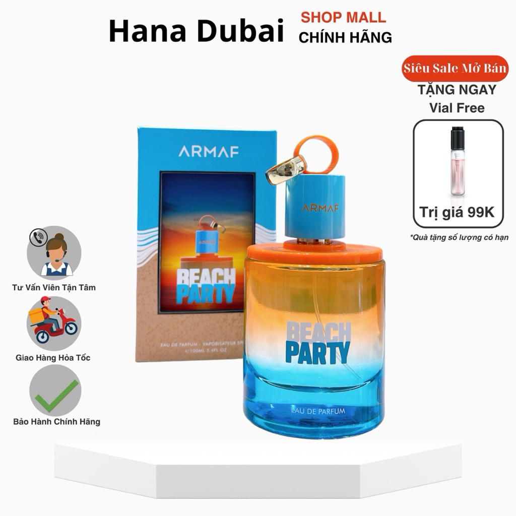 [Cam Kết Chính Hãng] Nước hoa Dubai Armaf Beach Party