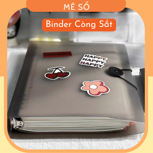 (BÌA VÀ GIẤY BÁN RIÊNG) Bìa Sổ Còng Sắt, Bìa Còng, Binder B5 A5 A4 MESO- Lõi Giấy Refill A5 B5 100 G
