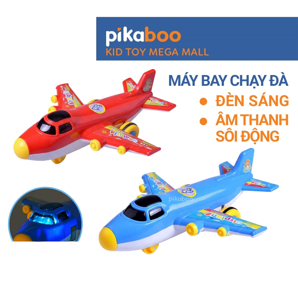 Đồ chơi máy bay ô tô chạy đà biến hình cao cấp Pikaboo chất liệu an toàn thiết kế đẹp mắt đa dạng