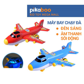 Đồ chơi máy bay ô tô chạy đà biến hình cao cấp Pikaboo chất liệu an toàn thiết kế đẹp mắt đa dạng