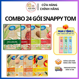  COMBO 24 GÓI Pate SnappyTom Trái Cây 70g Dành Cho Mèo - Xoài Non Petshop 