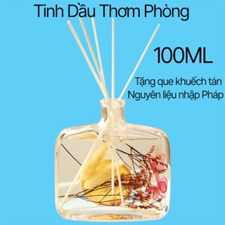 Tinh Dầu Thơm Phòng 100ml WIACHNN Que Gỗ Khuếch Tán Thiên Nhiên Decor Bàn Làm Việc Phòng Ngủ