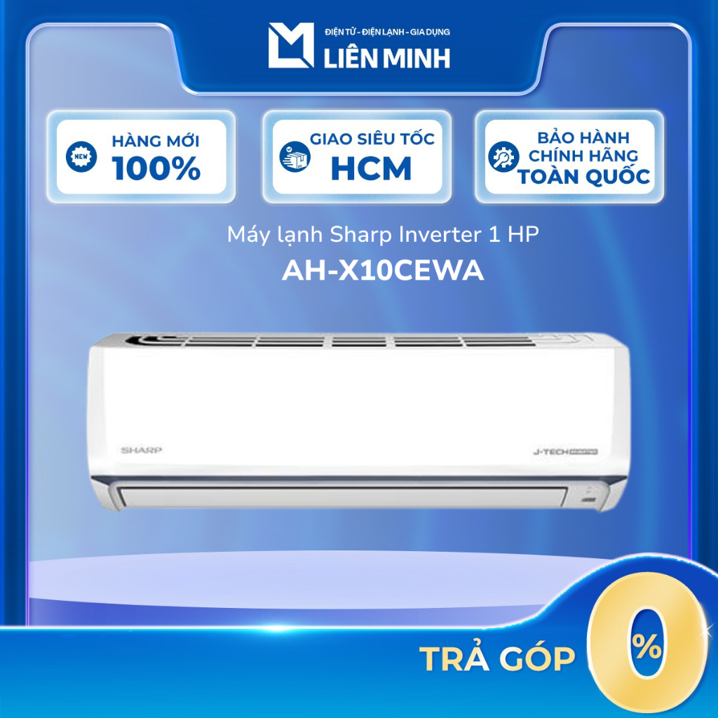 AH-X10CEWA | AH-X13CEWA | AH-X18CEWA Máy Lạnh Sharp Inverter [Giao Toàn Quốc]