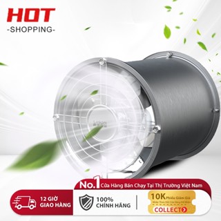 Quạt Hút Công Suất Lớn 5500rpm - Động Cơ Đồng Nguyên Chất + Cánh Inox Chống Ăn Mòn