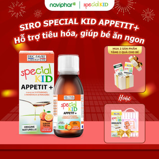  Chính Hãng  Siro Special Kid Appetit + - Siro ăn ngon cho bé Hỗ trợ kích thích thèm ăn Giúp trẻ tiêu hóa tốt - 125ml 