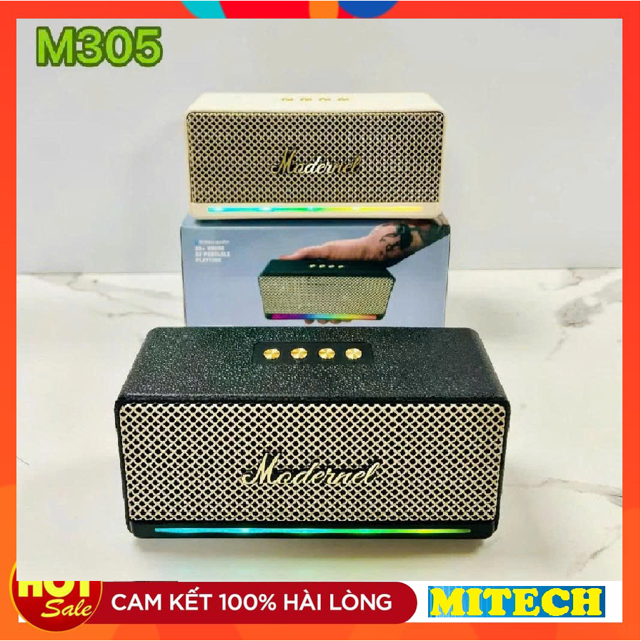 Loa Bluetooth M305 Bluetooth 5.4 Bass Mạnh Âm Thanh Lớn Cực Đỉnh Bluetooth 5.4 Thế Hệ Mới