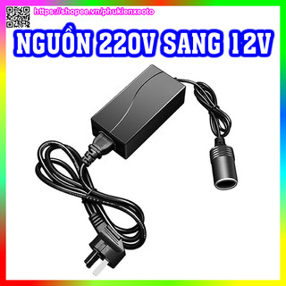  Bộ Adapter chuyển đổi nguồn điện AC 220v sang 12v đầu tẩu ô tô 