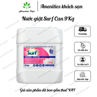  Nước giặt Surf hương nước xả vải can lớn tiết kiệm cho tiệm giặt ủi nhà hàng khách sạn,... 