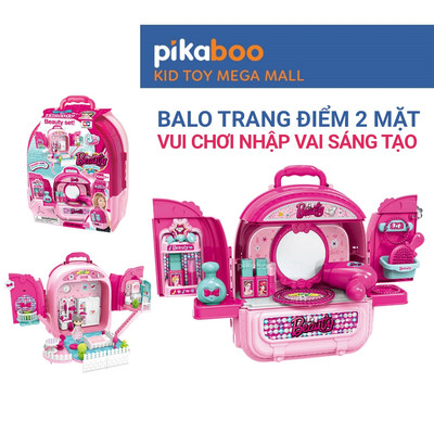 Đồ chơi trang điểm nhập vai cao cấp cho bé gái Pikaboo, chất liệu nhựa an toàn cho bé