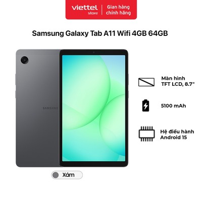 MTB Samsung Galaxy Tab A11 Wifi 4GB 64GB Chính hãng
