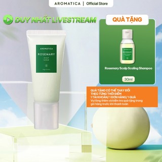   LIVE  Tẩy Tế Bào Chết Da Đầu Chiết Xuất Hương Thảo AROMATICA Rosemary Scalp Scrub 165g 