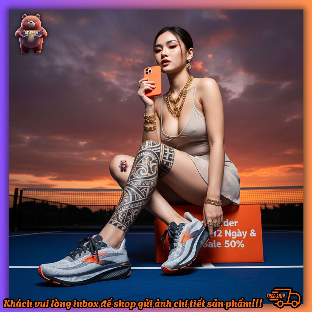 Nhận Order Giày Sneaker Best Quality✮Độ Hoàn Thiện 98%✮𝐁r𝐨o𝐤s✮Ghost 17 110442 1D 112