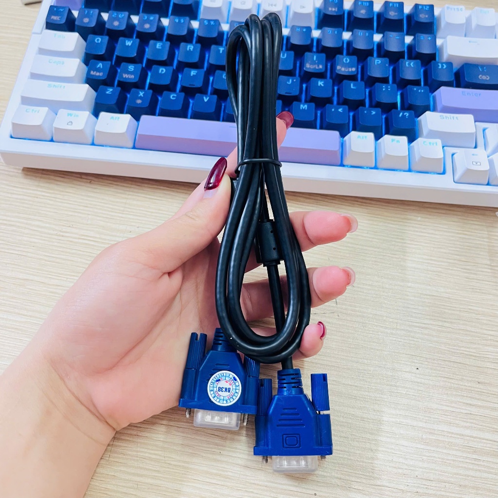 Dây cáp VGA [ Loại Xịn ] 1M5 Chống Nhiễu Chất Lượng Cao hàng chính hãng