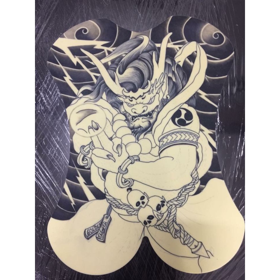 Da Giả Silicon Full Lưng 3mm Tập Xăm Tattoo