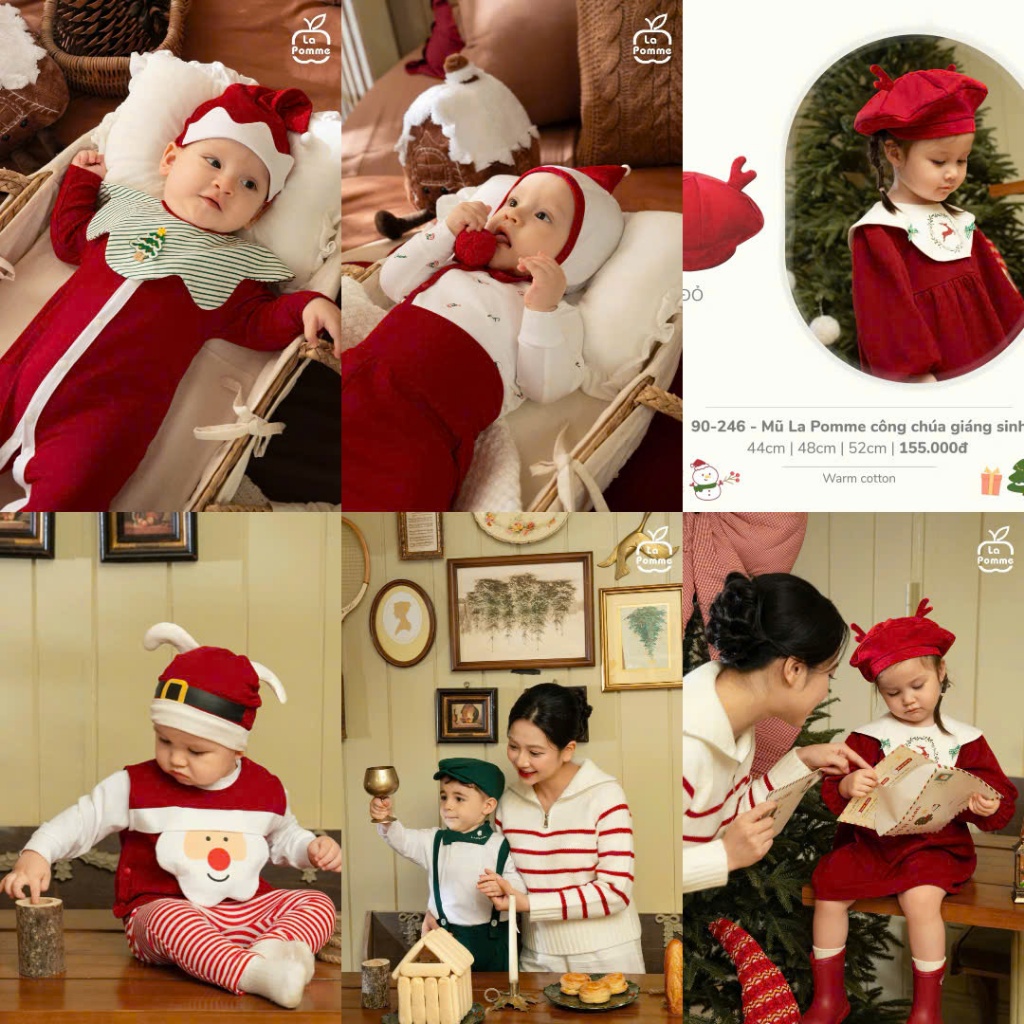 NOEL 2025 - Phụ kiện mũ Noel La Pomme 2025 - XMAS - LFXMAS