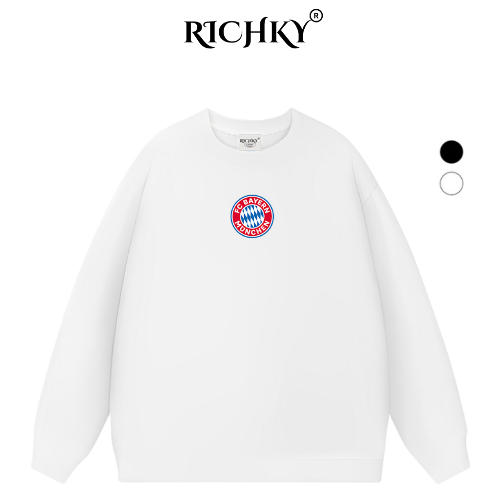 Áo Sweater Richky Luxury Premium Nỉ Logo Mid Câu Lạc Bộ Bóng Đá Fc Bayern Munich Bundesliga