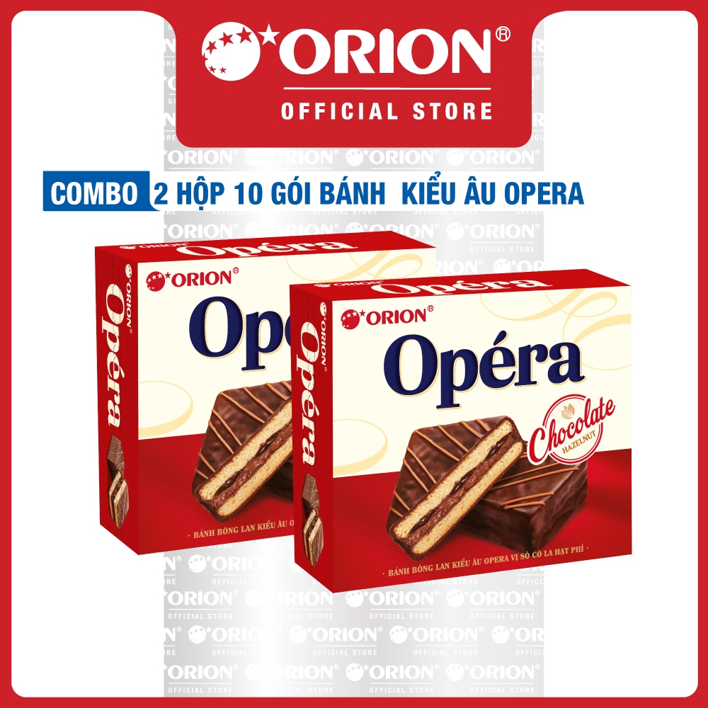 Combo 2 Hộp 10 Gói Bánh kiểu Âu OPERA (280g)