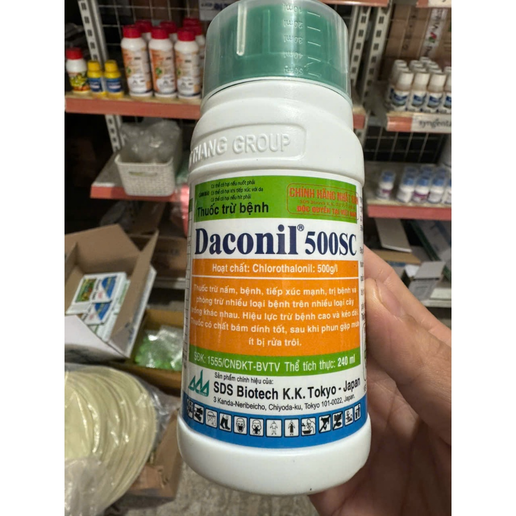 Daconil 500SC chai 240ml chính hiệu Nhật Bản
