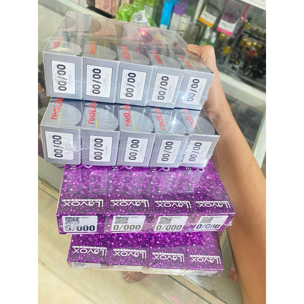 nhuộm 0000 nâng nền tạo màu tóc chuyên nghiệp retlai lavox 100ml