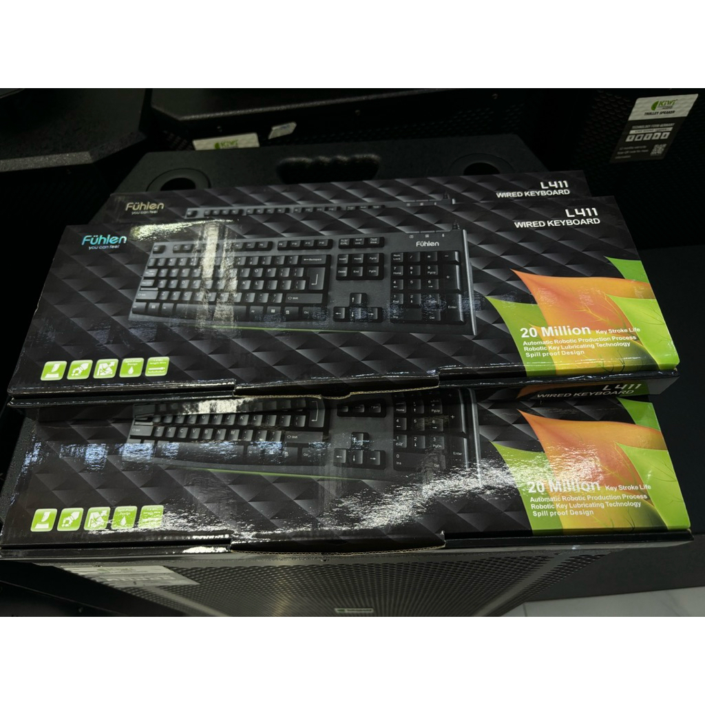 Phím Fuhlen L411 USB Black