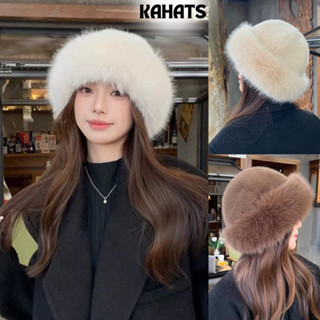  Mũ Lông Nữ KAHATS Nón Mông Cổ Giữ Ấm Mùa Thu Đông Thời Trang Phong Cách Dễ Thương 